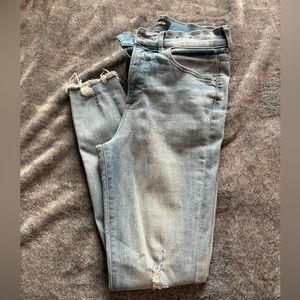 Skinny High Rise Denim Light Wash Jeans